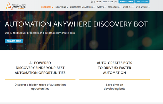 Automation Anywhere發(fā)布全球首個，集成AI自動挖掘業(yè)務流程解決方案