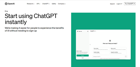 重磅！無需注冊(cè)，可直接使用ChatGPT