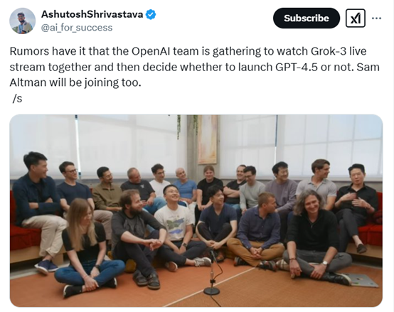 大決戰(zhàn)！OpenAI可能發(fā)布GPT-4.5，狙擊馬斯克Gork3